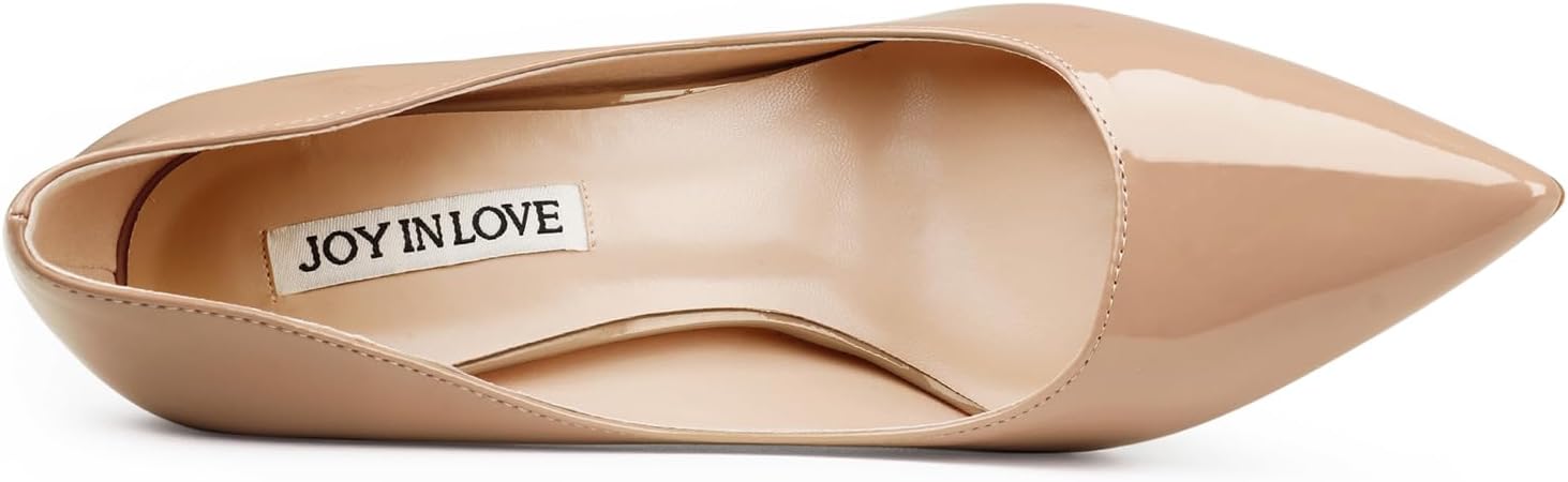 JOY IN LOVE Pumps for Women 3.5" Stiletto High Heels Pointy Toe Pumps Shoes - Image 4