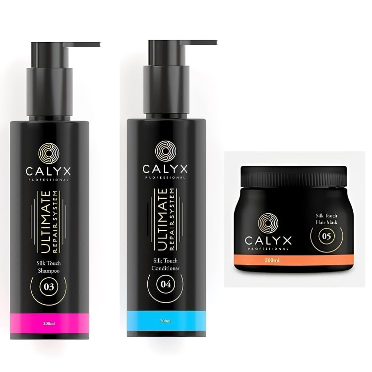 Calyx Professional Shampoo - Conditioner & Hair Mask Combo (200ML) - Ultimate Repair System Silk Touch Hair | Smooth & Shi... - Review, Price and Buying Guide