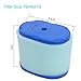 HEYZLASS 2Pack 697029 Oval Air Filter, Compatible with Briggs Stratton 4207 5059 498596S OEM Air Cleaner, Lawn Mower Extend Life Series Air Filter and More, Plus 273356S Pre Filter