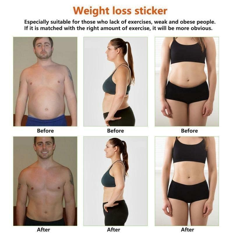 Image of Slimming Navel Sticker Patches for Weight Loss (10pcs in 1 pack) - Natural Herbal Cold Compress for Waist Control, Stress Relief & Better Sleep - Hot Body Shaping Belly Fat Burner for Men & Women