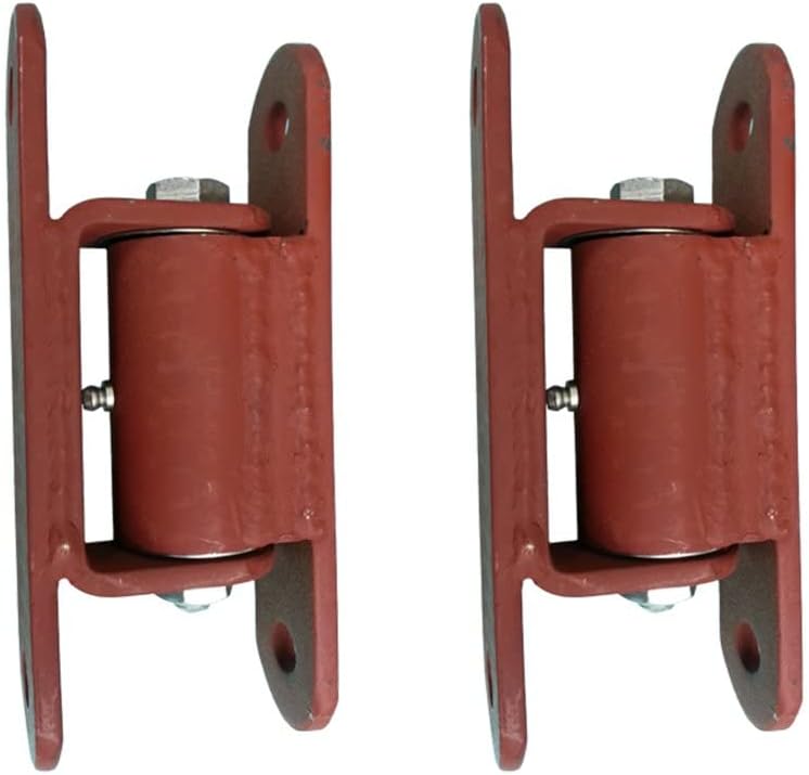 AMIAEDU Heavy Duty Steel Prime Coated Bolt-On Gate & Post Hinge, 7" High x 3" Wide, 1000 lbs Max Weight Rating, Sold in Pairs