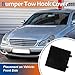 ACROPIX Front Side Car Bumper Tow Hook Cover Tow Cover Cap Unpainted Fit for Mercedes-Benz CLS W219 C219 2004-2007 No.A2198850026 - Pack of 1
