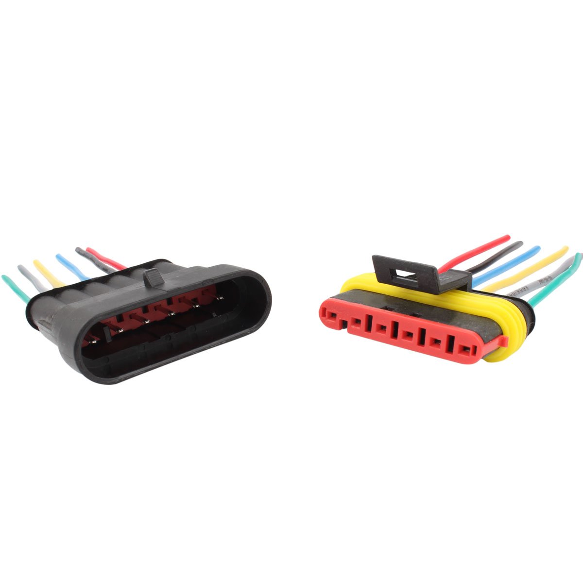 TOMALL 6 pin connector AWG 18 étanche molex vers pour prise électrique à prise rapide Série 6 Wire Triggle 1,5 mm (paquet de 4)