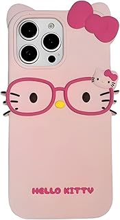 جراب حماية عصري بتصميم كرتوني لطيف من Next Store متوافق مع iPhone 16 ، غطاء ثلاثي الأبعاد من السيليكون الناعم، تصميم بناتي ، حافظة مقاومة للصدمات والخدوش. (بينك)