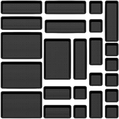 Lifewit Lot de 24 Organisateurs de Tiroirs, Rangement Tiroir Divi...