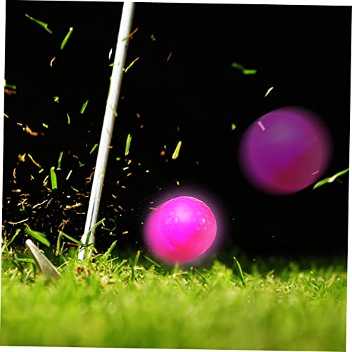 Balles lumineuses LED de golf pour entraînement nocturne et pratique du swing pour adulte