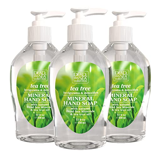 Dead Sea Collection Tea Tree Hand Soap – Liquid Hand Soap For All Skin Types – Pack Of 3 (12 Fl. Oz. Each) #TOP11