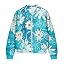 Sky Blue Retro Floral