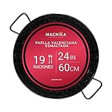 Machika Paellera Valenciana Esmaltada | Sartén Antiadherente con Asas Resistentes | Sarten Esmaltado Perfecto para Cocinar...