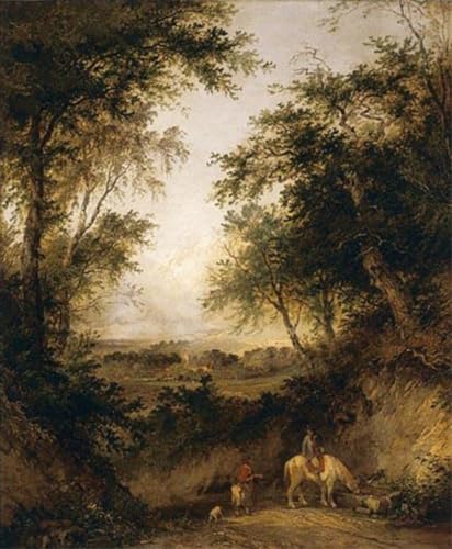 POSTERIIk Dipinti Famosi Murale Tela Vintage Quadri Los hijos del leñador Henry John Boddington per L'arredamento del Soggiorno 60x90cm