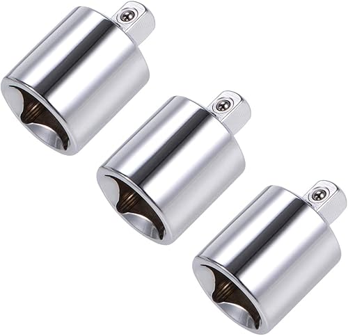 Miniatura 1 de uxcell 3 unidades de 12 pulgada (F) x 14 pulgadas (M) reductor de zócalo, hembra a macho