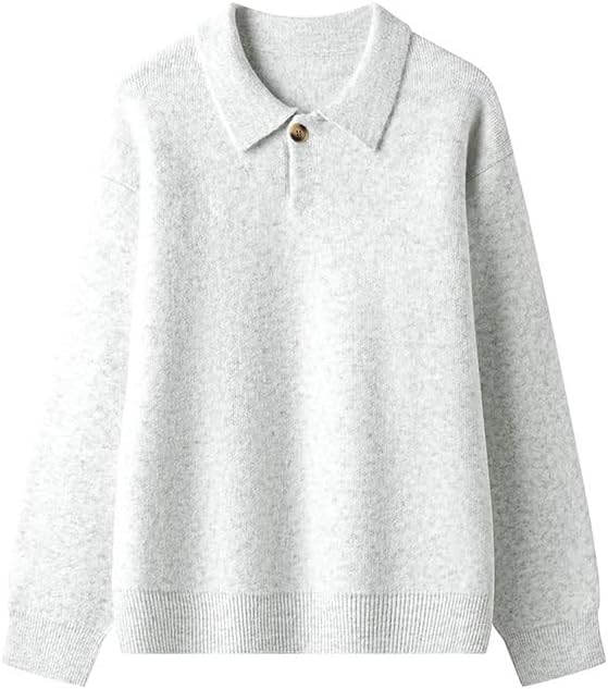 Men's Pullover Knitted Sweaters Casual Solid Color Sweater