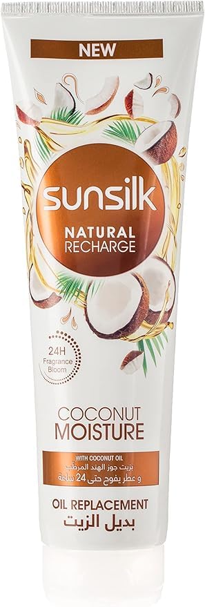 SUNSILK Naturals Shampoo & Conditioner, For Dry Hair, Coconut Moisture, with Natural Coconut Oil, 400ml + 320ml