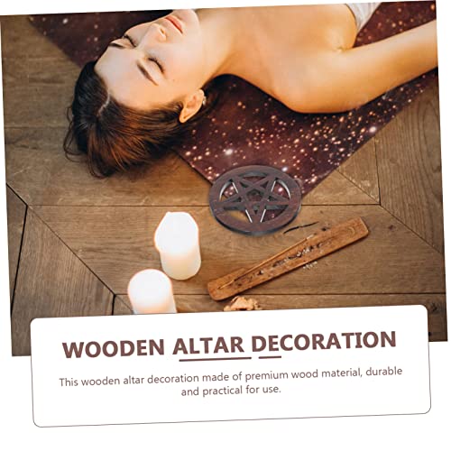 Estera de madera pretyzoom con pentagrama protector para evitar manchas en la mesa pequeña 6