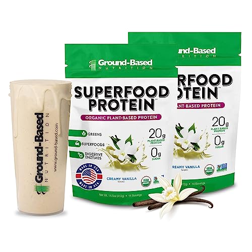 Superfood Protein, Plant-Based Protein Powder Super Food + Essential Greens