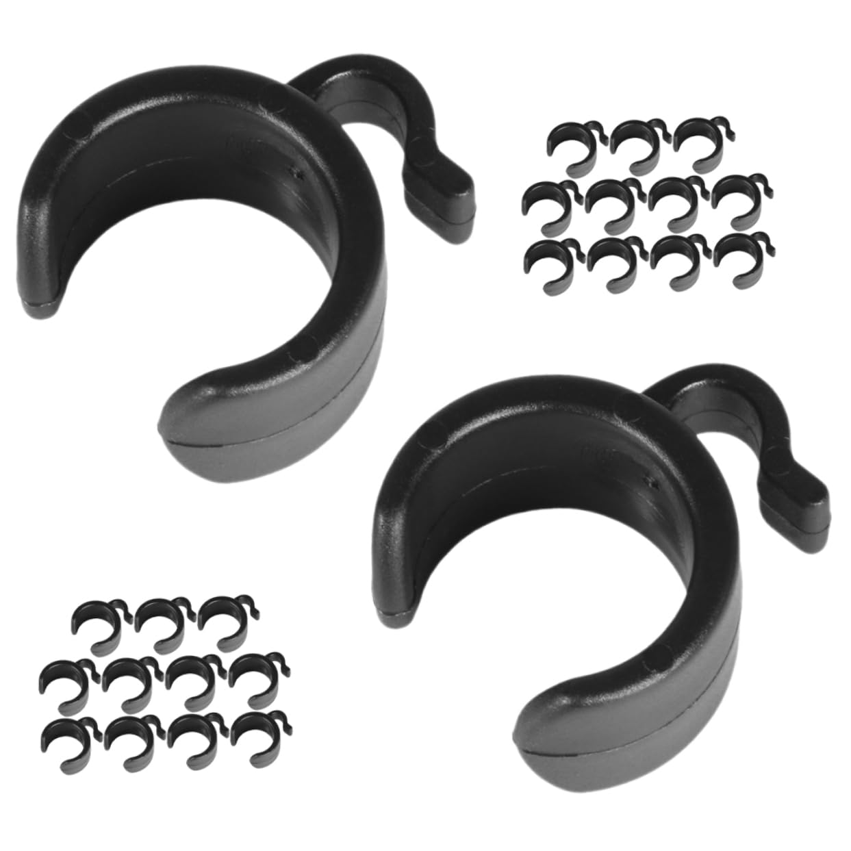 BESPORTBLE 25Pcs Durable Microphone Clips for Mic Stand Flexible Cable Holders for Mic Cable Management Fits for Studio and Stage Use