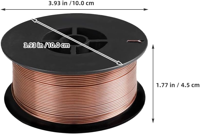 1 Roll Carbon Steel Welding Wire Gasless Flux Steel Welding Wire Ideal For Industrial Applications Rose Gold 1.2mm