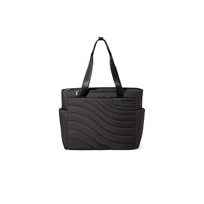 Baggallini Set Wave Tote Tote Handbags Black Wave Puff, Polyester