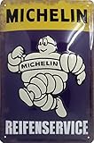  MICHELIN Männchen Blechschild Werkstatt Garage KFZ Retro Werbung 20 x 30 cm
