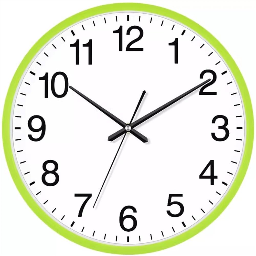 FbqLhe1ahh Office Living Room Hanging Clock, Creative and Personalized Quartz, Suitable for Rooms and Offices Decorative