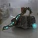 NUOLUX Alloy Dragon Bookmarks Vintage Bookmark Glowing Book Marker Hairpin for Office Gift Supply