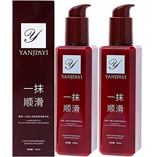 Yanjiayi Hair Smoothing Leave-In Conditioner, Yacuraniumht Touch Of Magic Hair Care, Yanjiayi Hair Treatment,Yanjiayi Conditioner, A Touch Of Magical Hair Care,Conditioner For Strong & Healthy Hair For Damaged, Dry, Curly Hair (2 Bottles) #TOP22