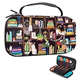 Vimorco Cat Nintendo Switch OLED Case, Cute Cozy Cats Nintendo Switch Case, Switch Travel Cover,16 Card Slots, Hard Shell Cover for Console Games & Joy-Con