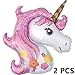 Unicorn Balloon 2 Pcs Large Balloons Decorations,Foil Balloon,Two 44” Unicorn Balloon, Party Balloon,Party Decoration,Party Supplies