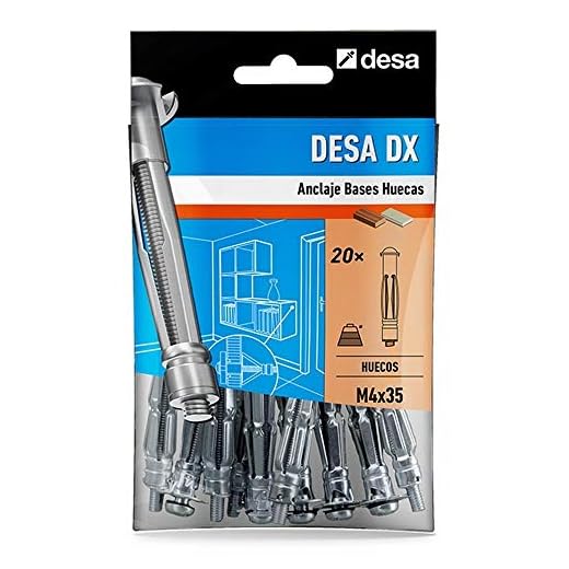 Desa Qs161181 - Anclaje Dx M5X63(Blister 6U)
