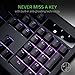 Razer BlackWidow Chroma V2: Esports Gaming Keyboard - Ergonomic Wrist Rest - 5 Dedicated Macro Keys Green Mechanical Switches (Tactile and Clicky)