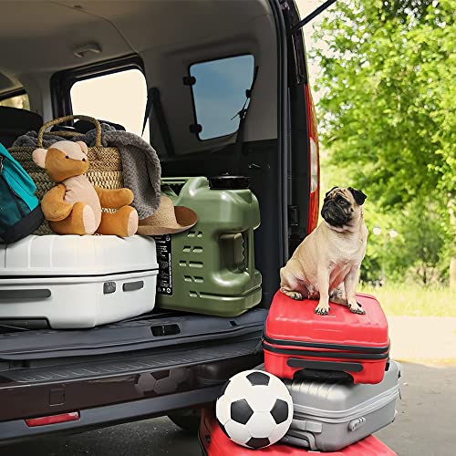 Camping Water Containers, Zciuyo Portable Water Tank Storage With Spigot, 4.9 Gallon Bpa Free Military Green Large Bucket Emergency Water Cube For Hiking Bbq Gear Survival Supplies Carrier Jugs Kit #TOP7