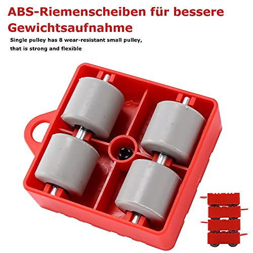 Möbelheber Melko 5-teiliges Möbeltransport Set mit 300 kg Tragkraft