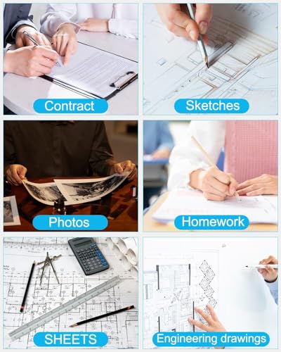 100 Blatt Thermopapier A4, 210×297 Mm Thermodrucker a4,Bpa-Frei, Thermodrucker Papier Für Dokumenten, Webseiten Und Fotos