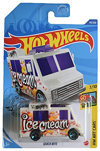 Hot Wheels Quick Bite Blanco 1:64 miniatura 1