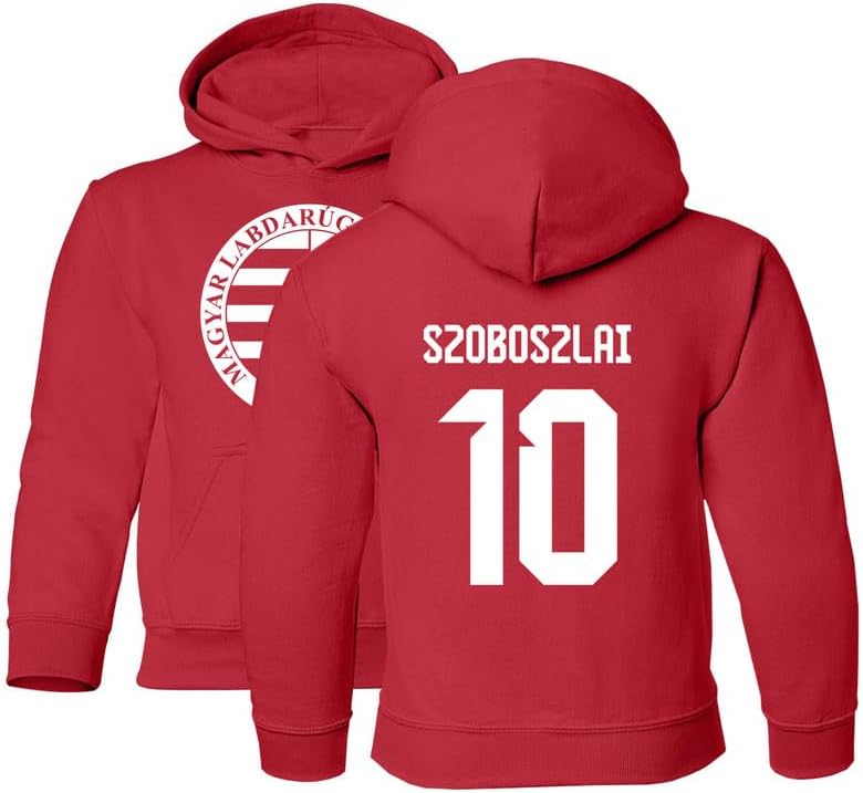 Tutiinca Hungary Soccer Cup Fan - Szoboszlai 10 Jersey Style Youth Hooded Sweatshirt