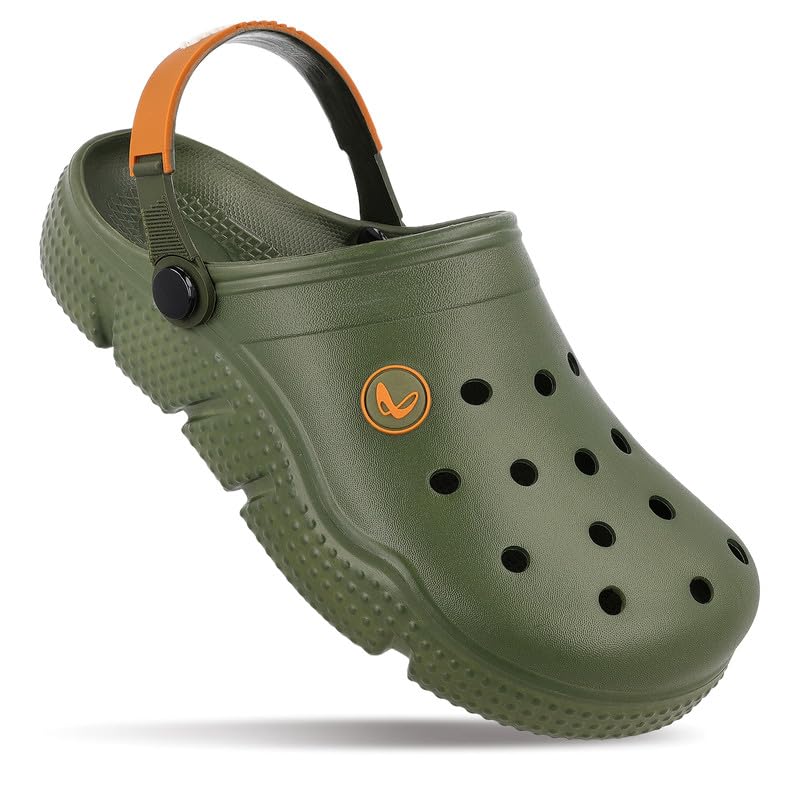 WALKAROO Clogs for Mens -Trendy|Lightweight and Comfortable|WC8736 - Olive Green (B0DB27KXNV) Amazon Price History, Amazon Price Tracker