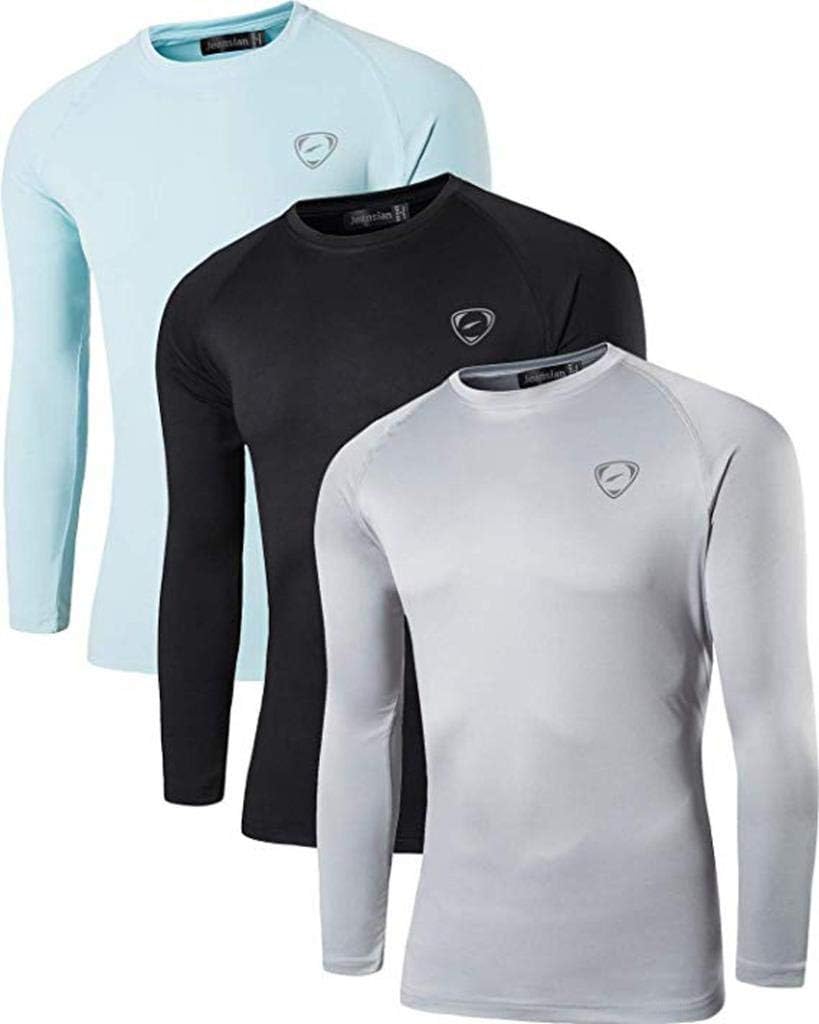 jeansian Men's UPF 50+ UV Sun Protection Shirts Outdoor Long Sleeve SPF Rash Guard LA245