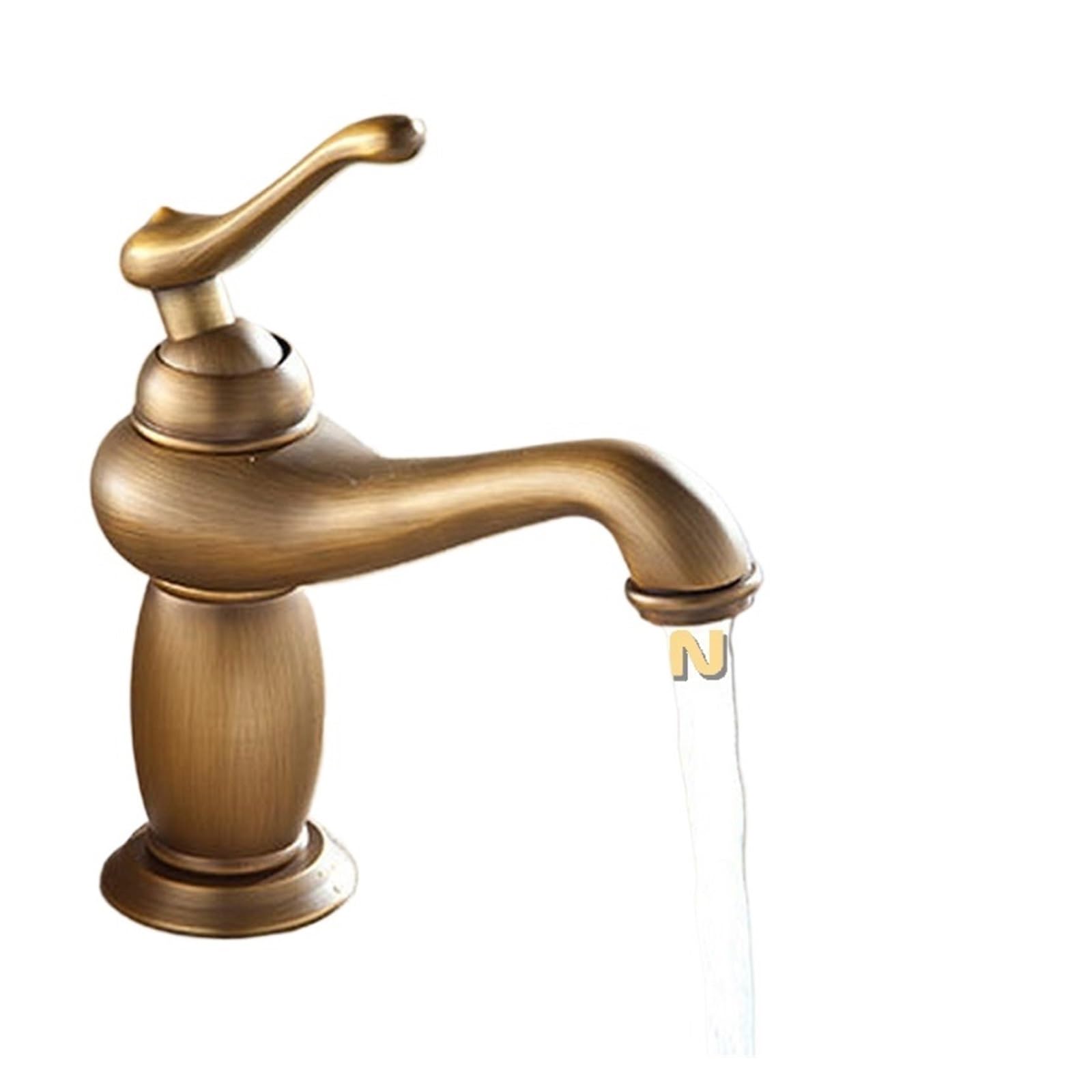 Grifo de lavabo de baño antiguo que elimina manchas de cal y óxido YT-5061