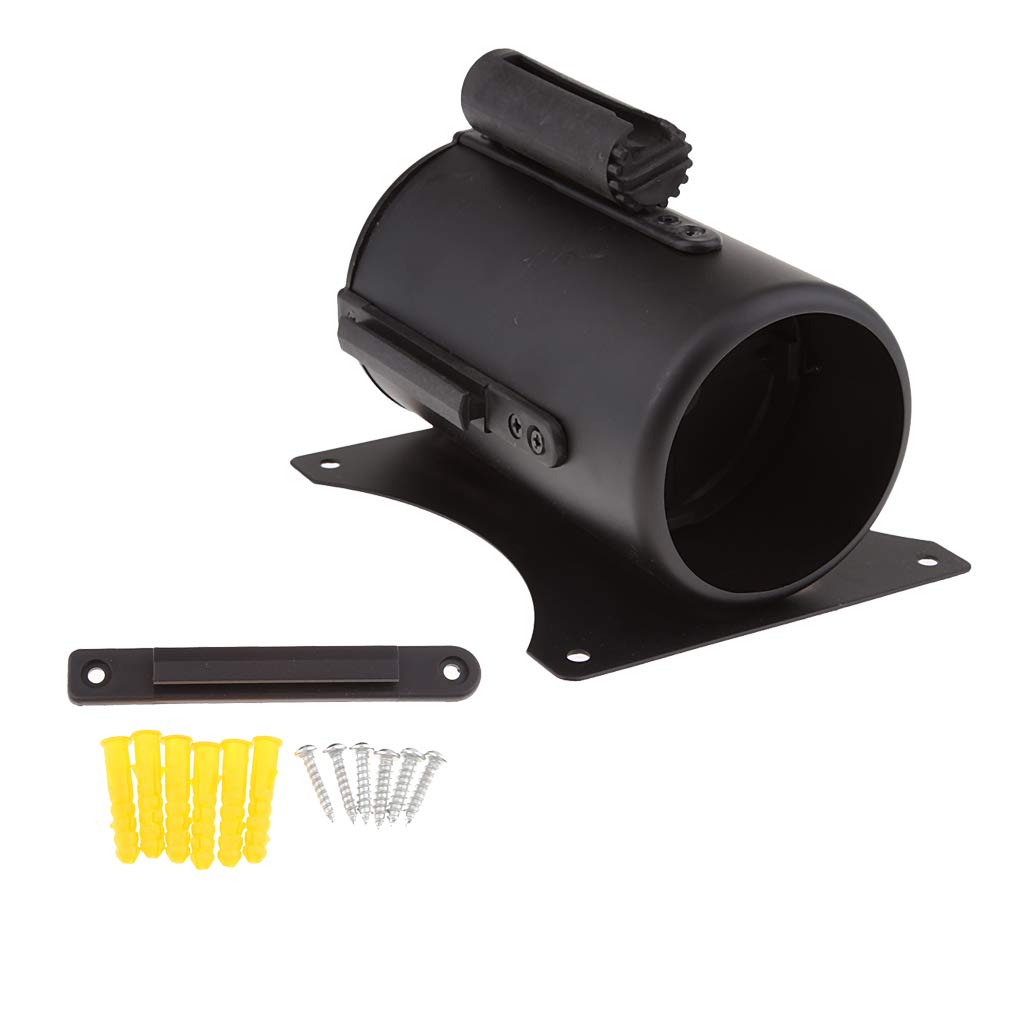 5m Cinta de Retráctil Cinturón de Seguro para Montaje en Pared - Negro y Amarillo - Negro y amarillo
