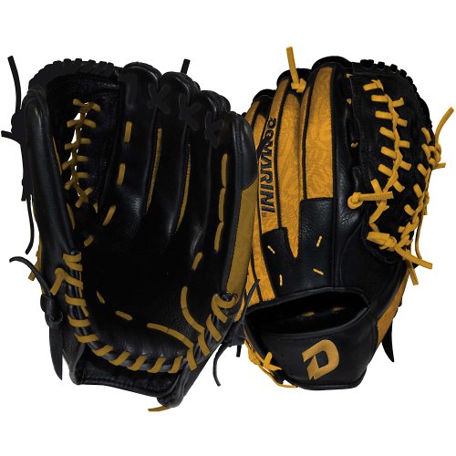 DeMarini Rogue BBG 12.5-Inch Baseball Glove-Right Hand Throw, Warning Yellow