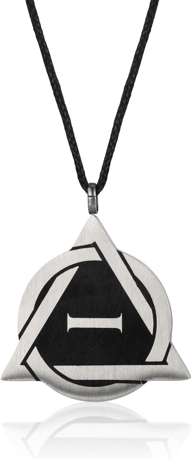 Therian Necklace - Stainless Steel Therian Pride Symbol Necklace with Fox, Wolf, Cat Designs