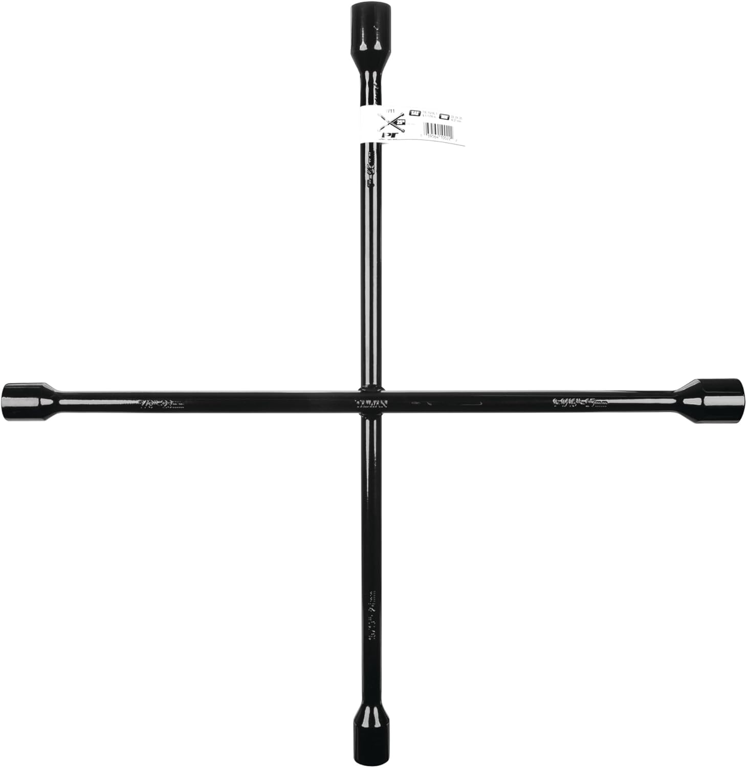 Performance Tool W11 Black 25-Inch Truck SAE/Metric 4-Way Cross Lug Wrench