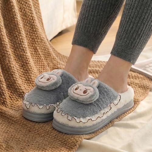 Image of VRITRAZ Women's Comfort Slip On Closed Toe Warm Winter House Clog Indoor Slipper