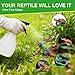 Dukrouk Professional Reptile Spray Bottle with Ergonomic Design,Reptile Mister Bottle,No Clog No Leak,Easy to Grip with Adjustable Nozzle,500ml(17oz)