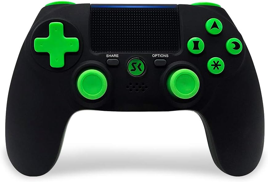 One-Day Sale: Up to 80% Off CHENGDAO Wireless Controller for PS4, Realistic Vibration High Performance Gaming Controller Compatible with Playstation 4 /Pro/Slim/PC with Audio Function, Mini LED Indicator - Black