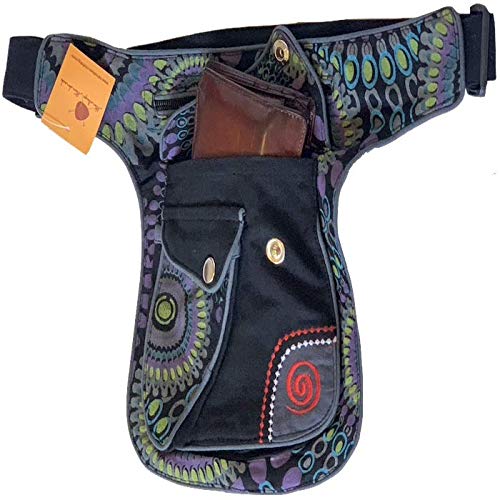 Unique design multipurpose Fanny Pack Hippie Bag Hip Bag Waist Pack Bag Festival Bag Travel waist pack / 100% cotton| FAIR TRADE | Handmade with Love