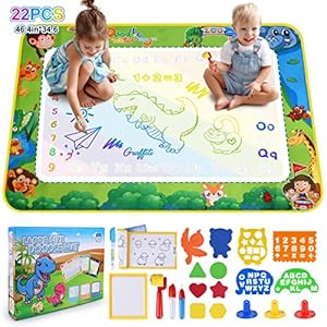 DICLLY Aqua Wasser Doodle Matte 120x90cm