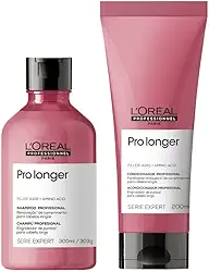KIT LOREAL PRO LONGER SHAMPOO 300ML+CONDICIONADOR 200ML