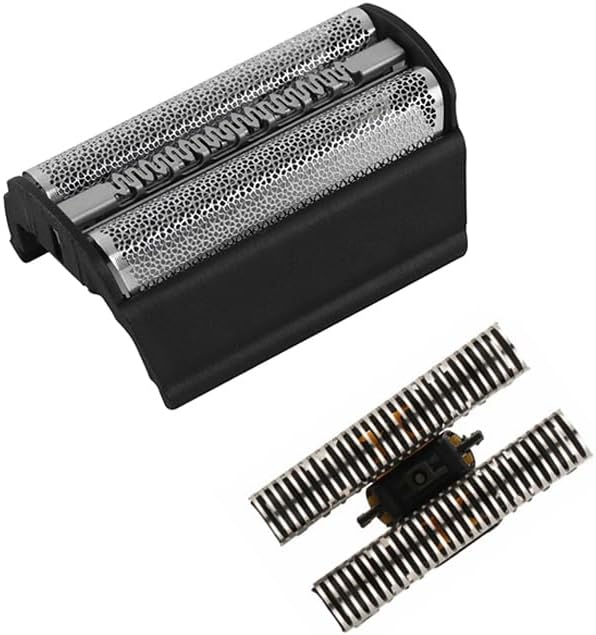 31B Replacement Shaver Part Accessories Razor for Braun 31b Replacement foil and Cutter, 5000 6000 Series 3 350 360 380 5612 5770 6520, Series 31B Replacement Parts, foil Head Shaver