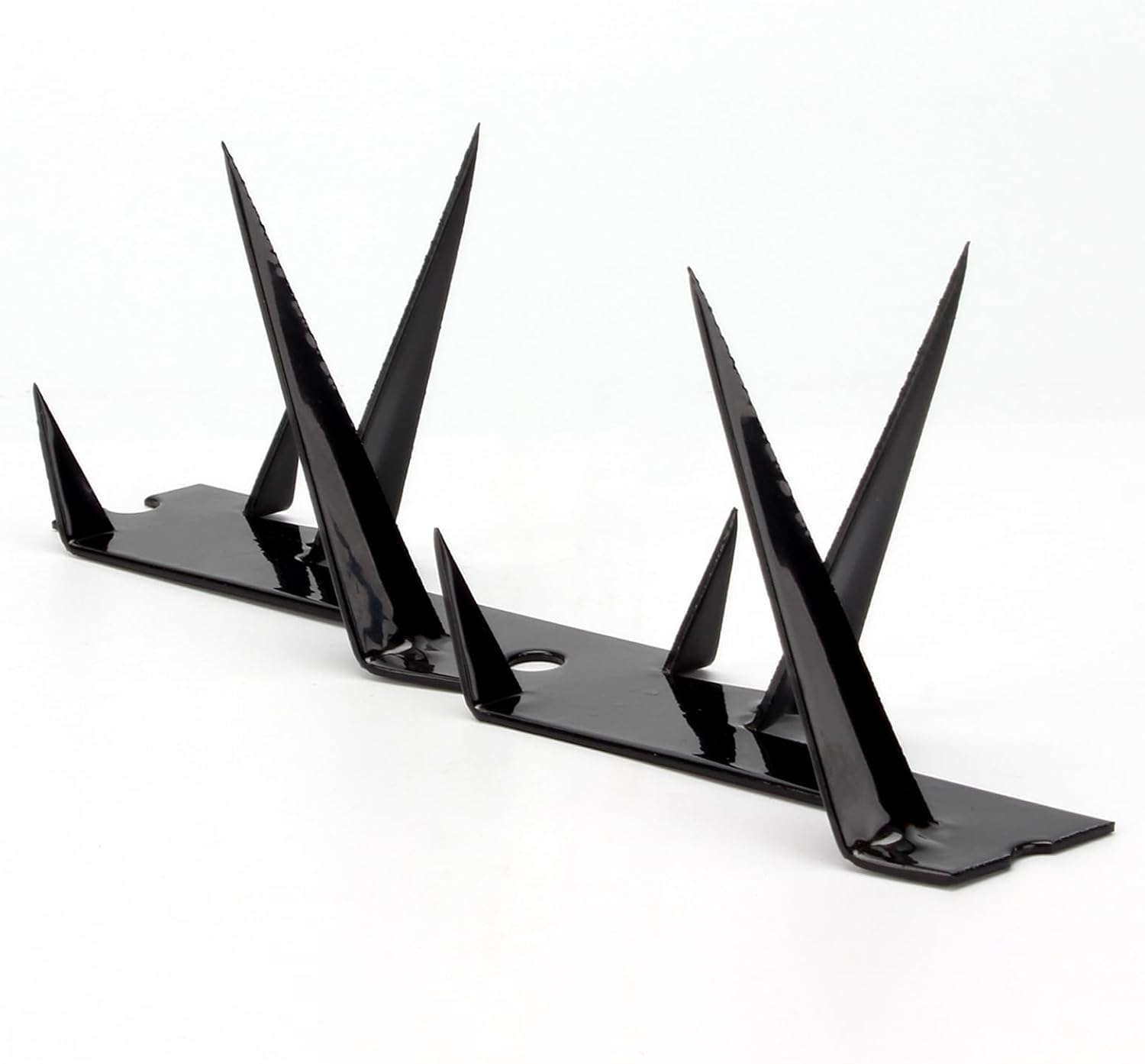 Building Supplies Lot de 8 pics de clôture de sécurité en métal (39 x 10 cm) - Pointes anti-ascension pour repousser les défenseurs, éloigner les voleurs et dissuasion